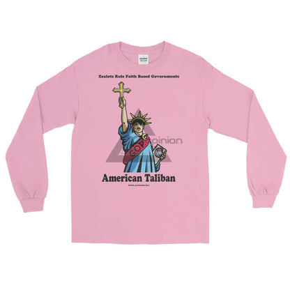 American Taliban Long Sleeve T-Shirt Light Pink / S