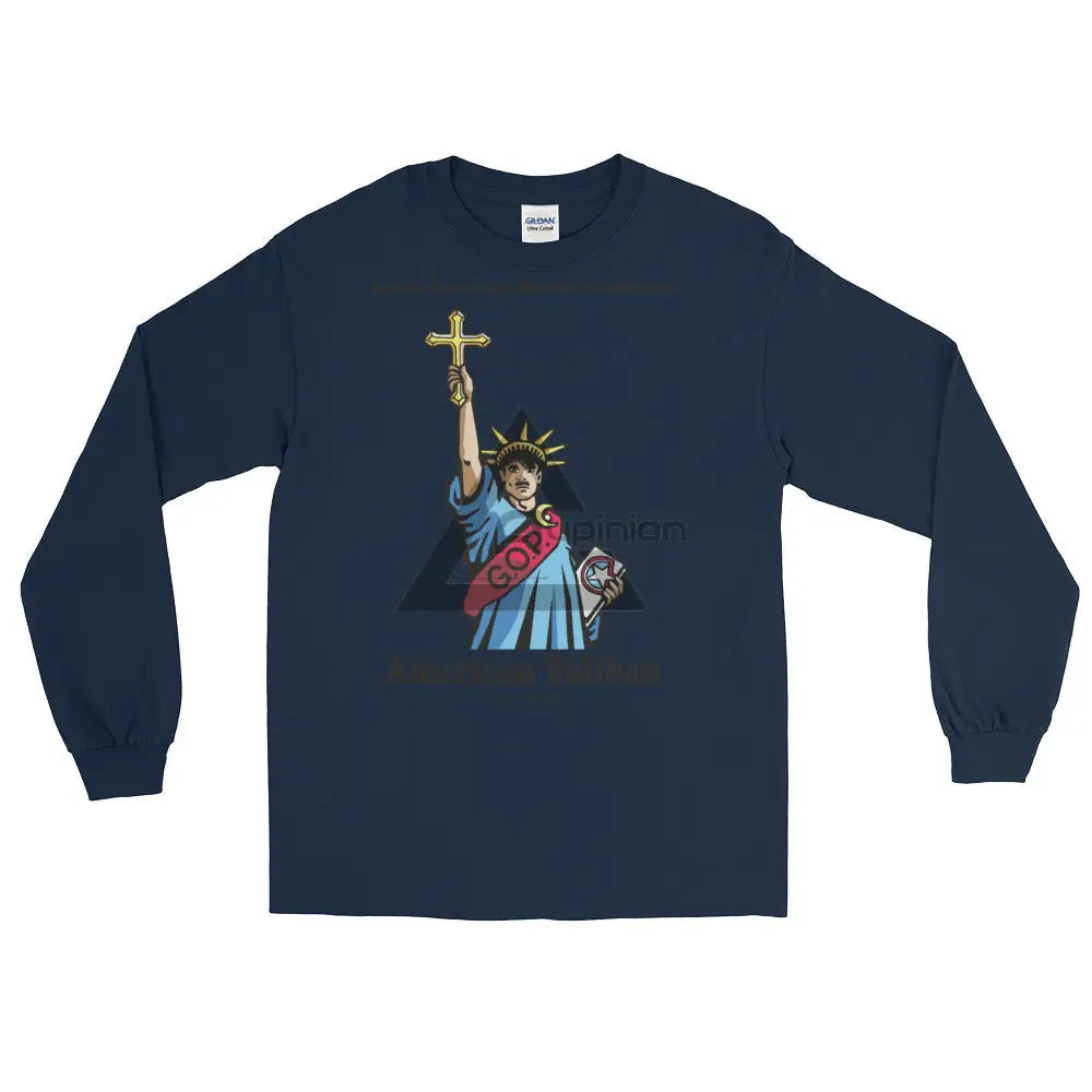 American Taliban Long Sleeve T-Shirt Navy / S