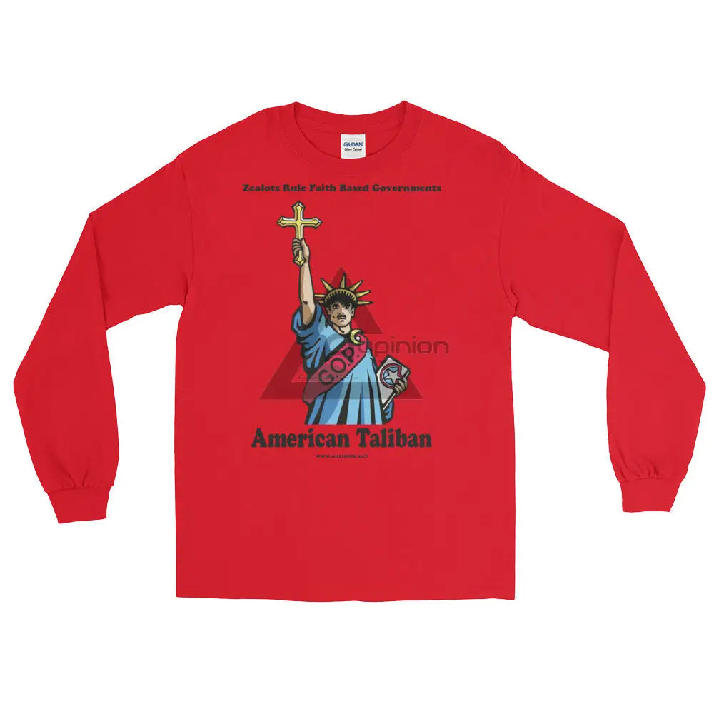 American Taliban Long Sleeve T-Shirt Red / S