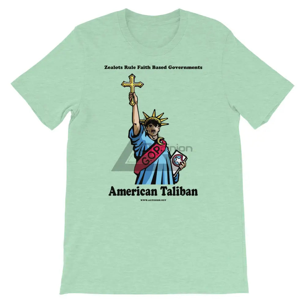 American Taliban Short-Sleeve T-Shirt Heather Prism Mint / Xs