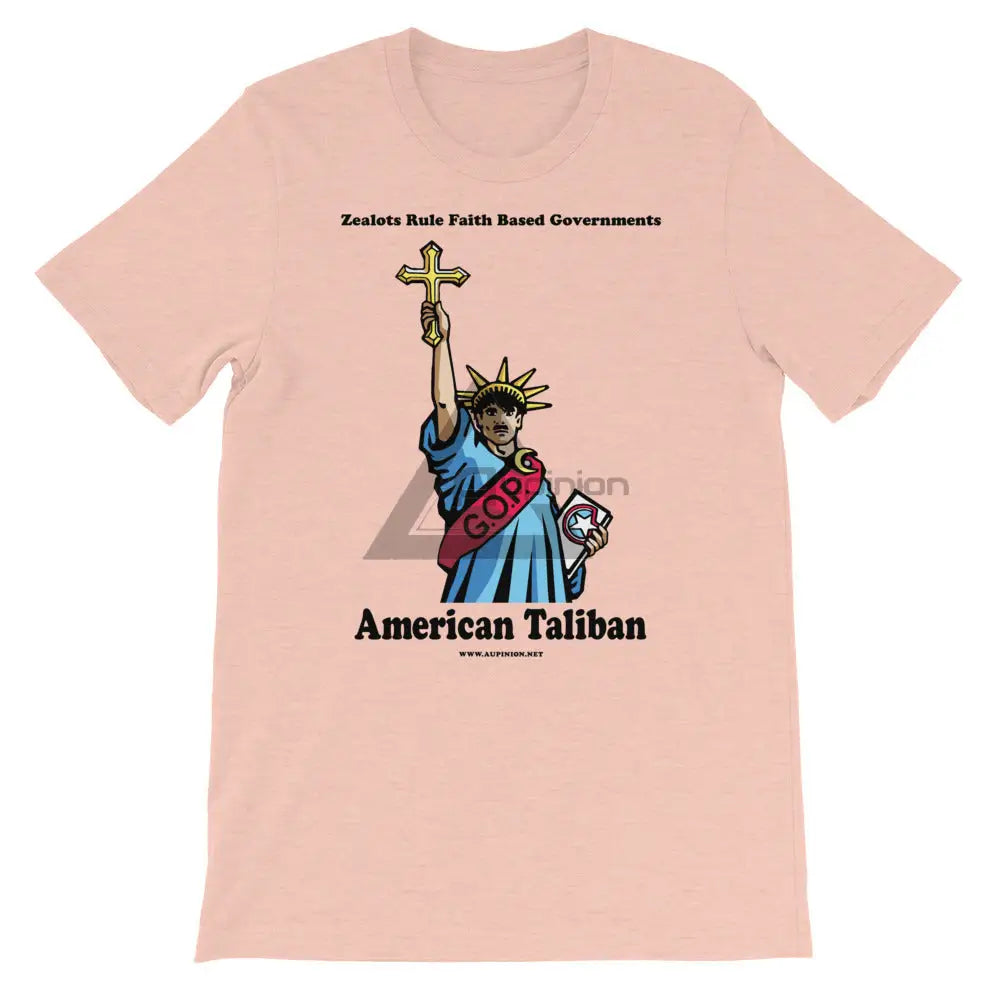 American Taliban Short-Sleeve T-Shirt Heather Prism Peach / Xs