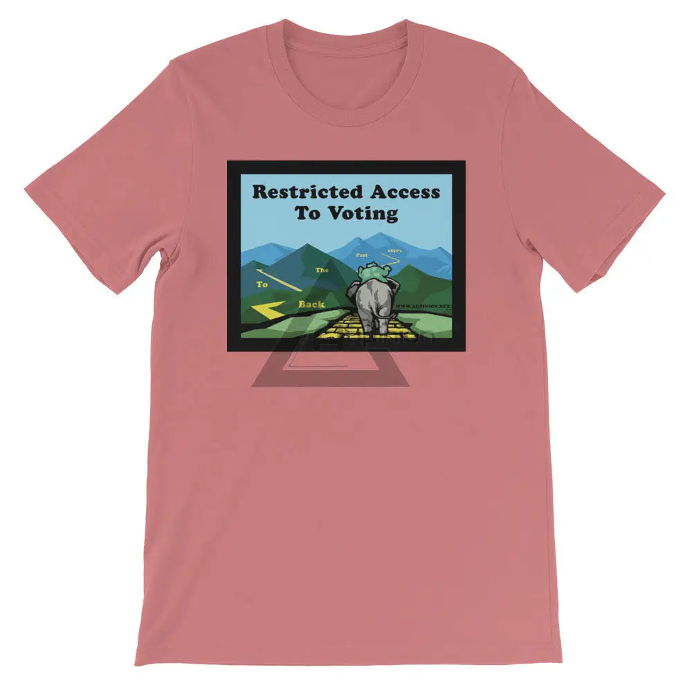 Back To The Past Voting Short-Sleeve Shirt Mauve / S