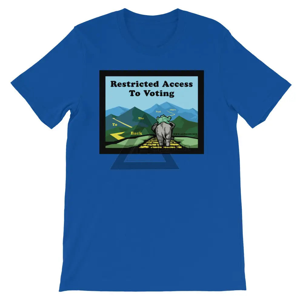 Back To The Past Voting Short-Sleeve Shirt True Royal / S