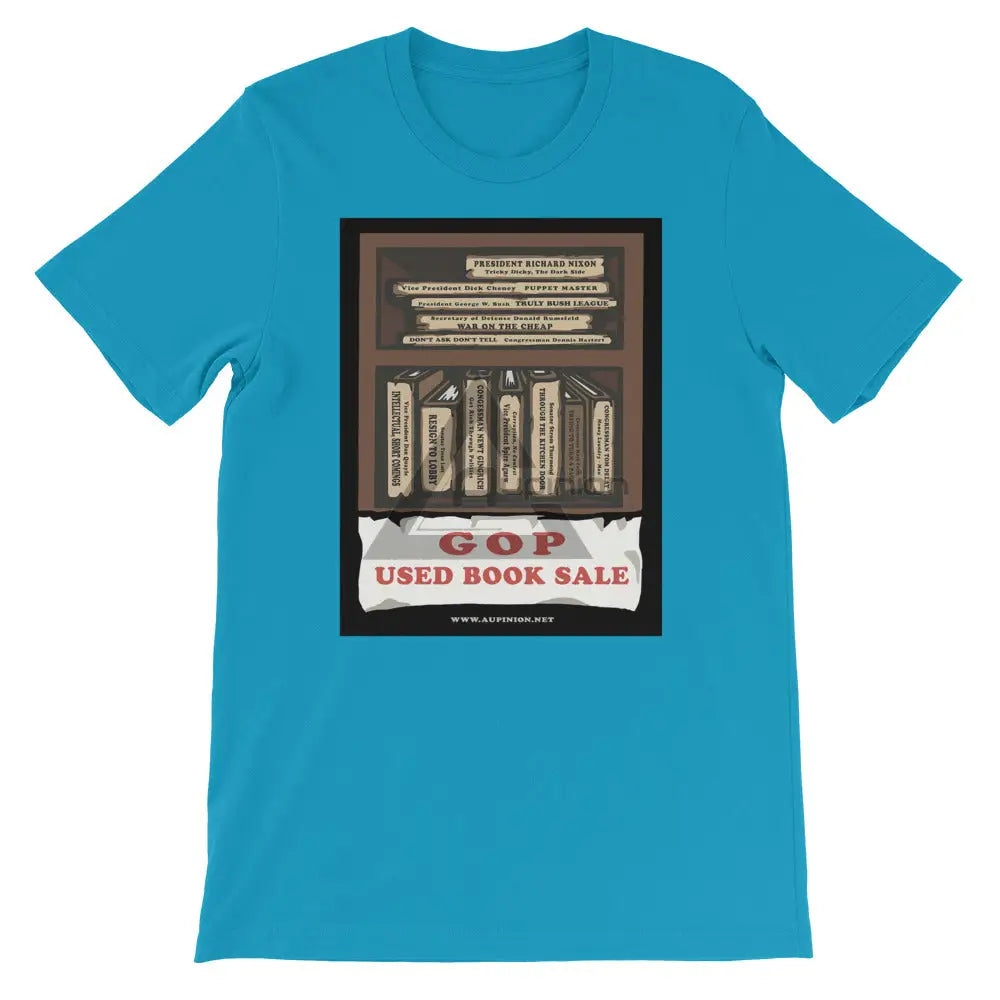 Books For Sale Short-Sleeve T-Shirt Aqua / S