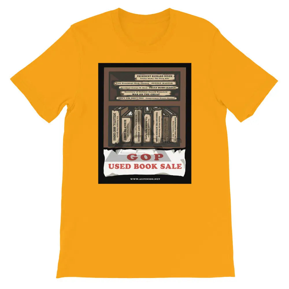 Books For Sale Short-Sleeve T-Shirt Gold / S