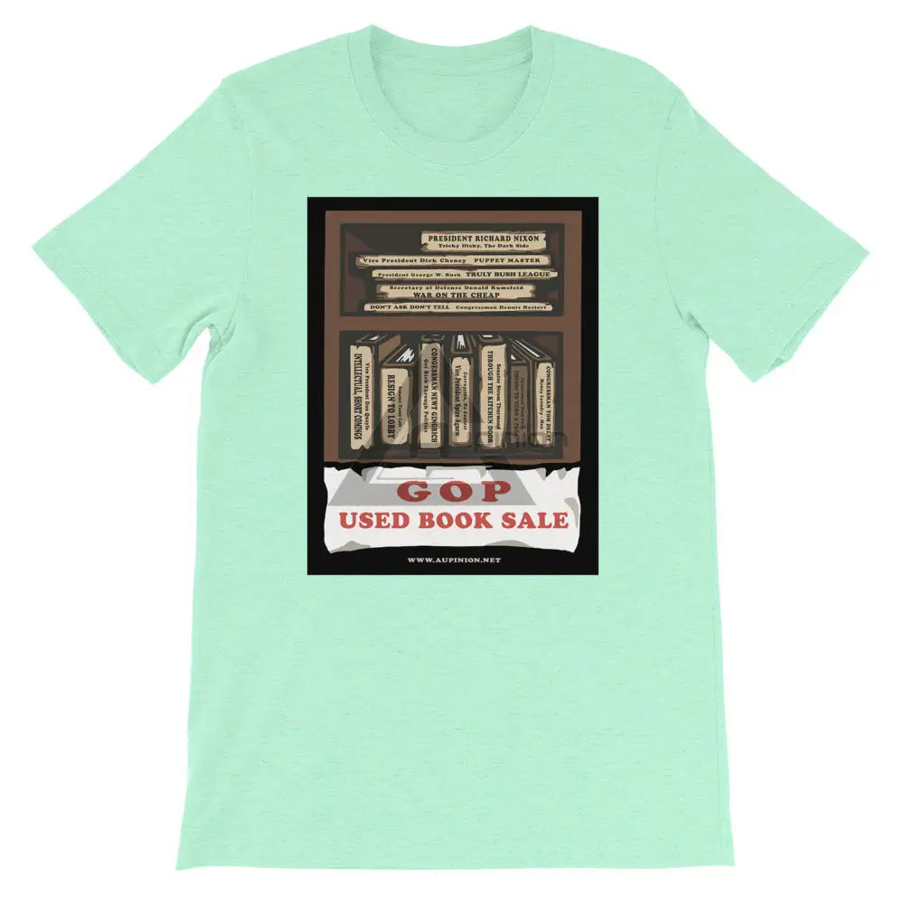 Books For Sale Short-Sleeve T-Shirt Heather Mint / S