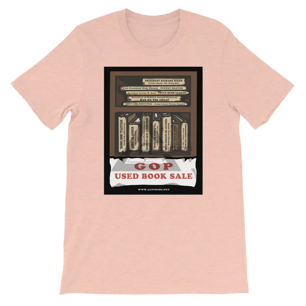 Books For Sale Short-Sleeve T-Shirt Heather Prism Peach / Xs