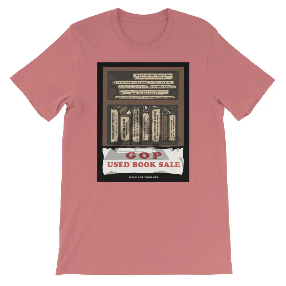 Books For Sale Short-Sleeve T-Shirt Mauve / S