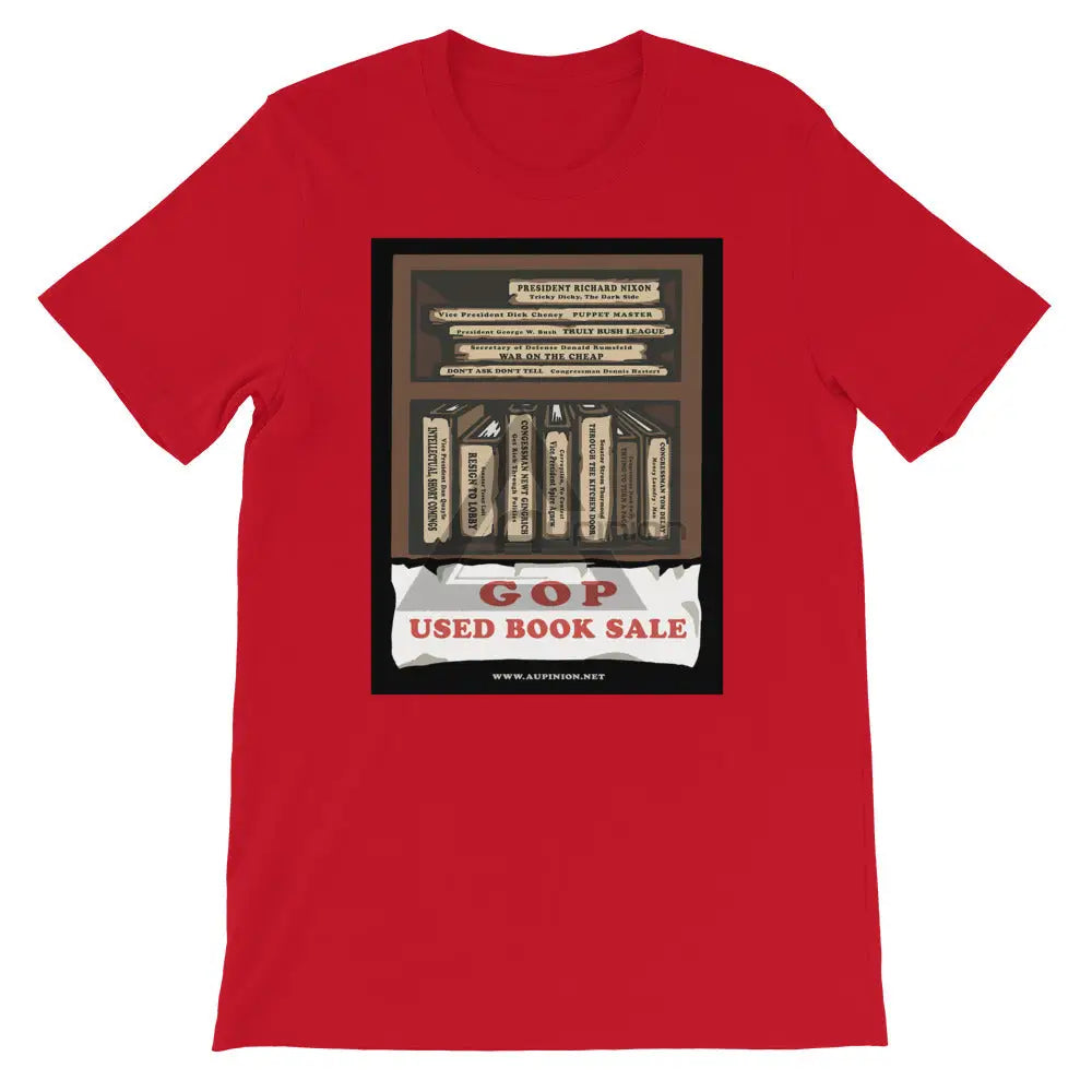 Books For Sale Short-Sleeve T-Shirt Red / S