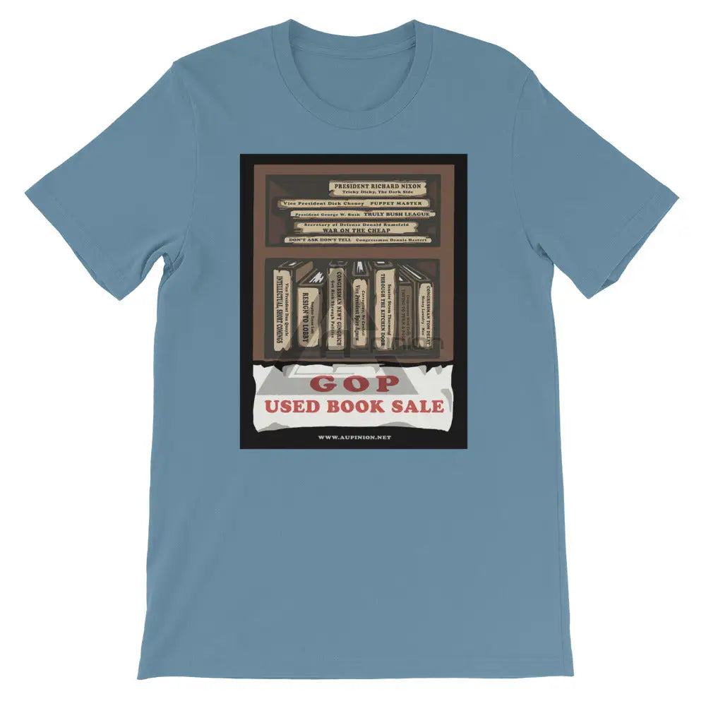 Books For Sale Short-Sleeve T-Shirt Steel Blue / S