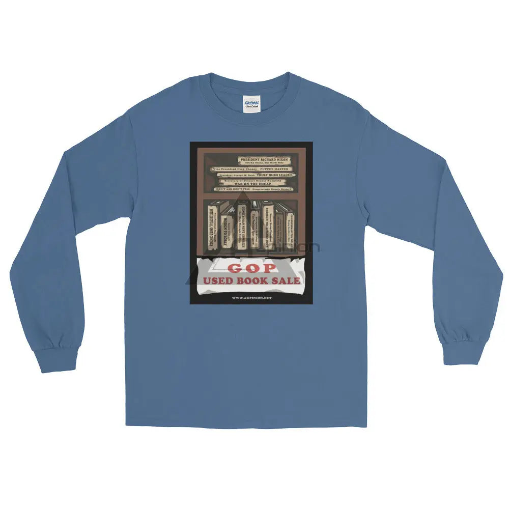 Books Long Sleeve T-Shirt Indigo Blue / S