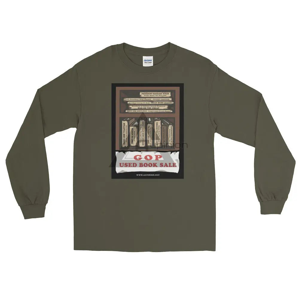 Books Long Sleeve T-Shirt Military Green / S