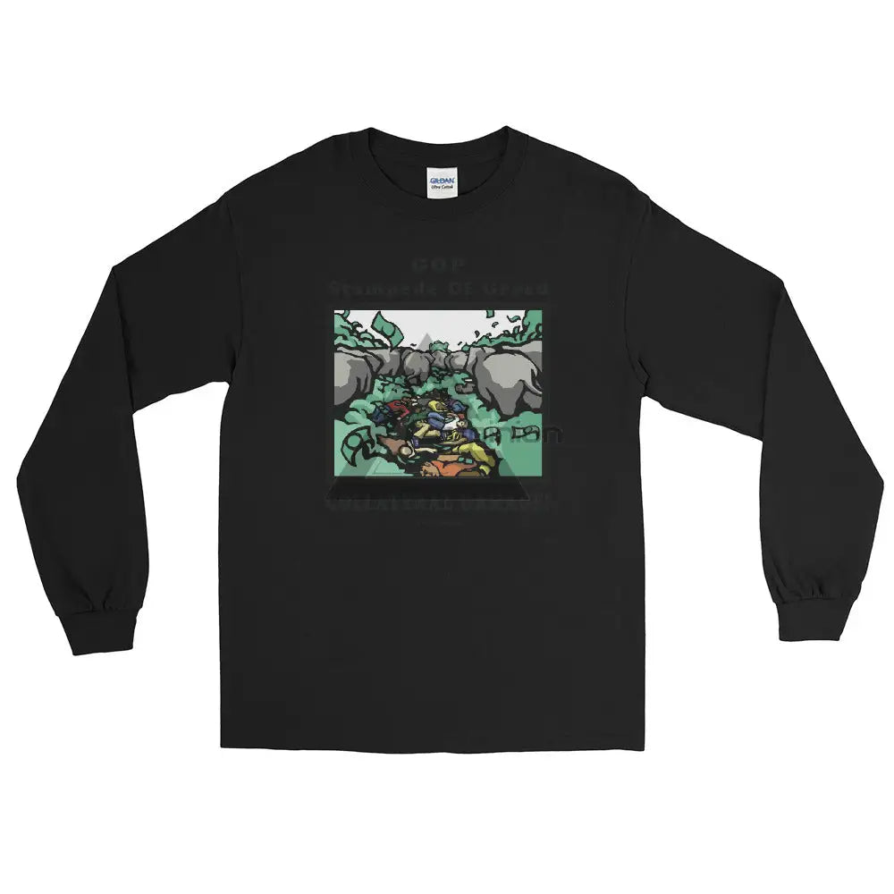 Collateral Damage Long Sleeve Shirt Black / S