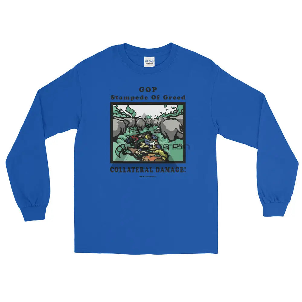 Collateral Damage Long Sleeve Shirt Royal / S