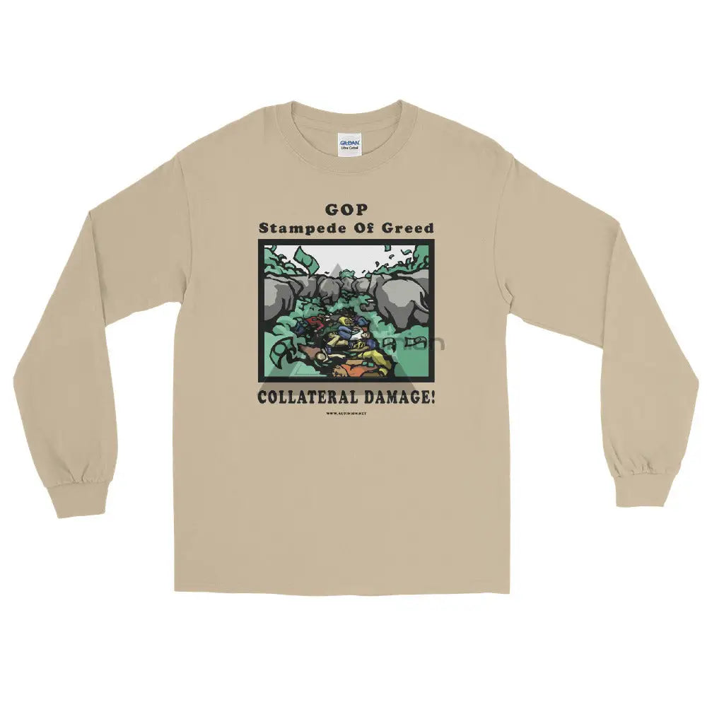 Collateral Damage Long Sleeve Shirt Sand / S