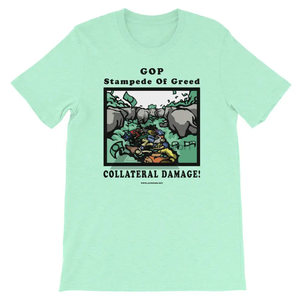 Collateral Damage Short-Sleeve T-Shirt Heather Mint / S