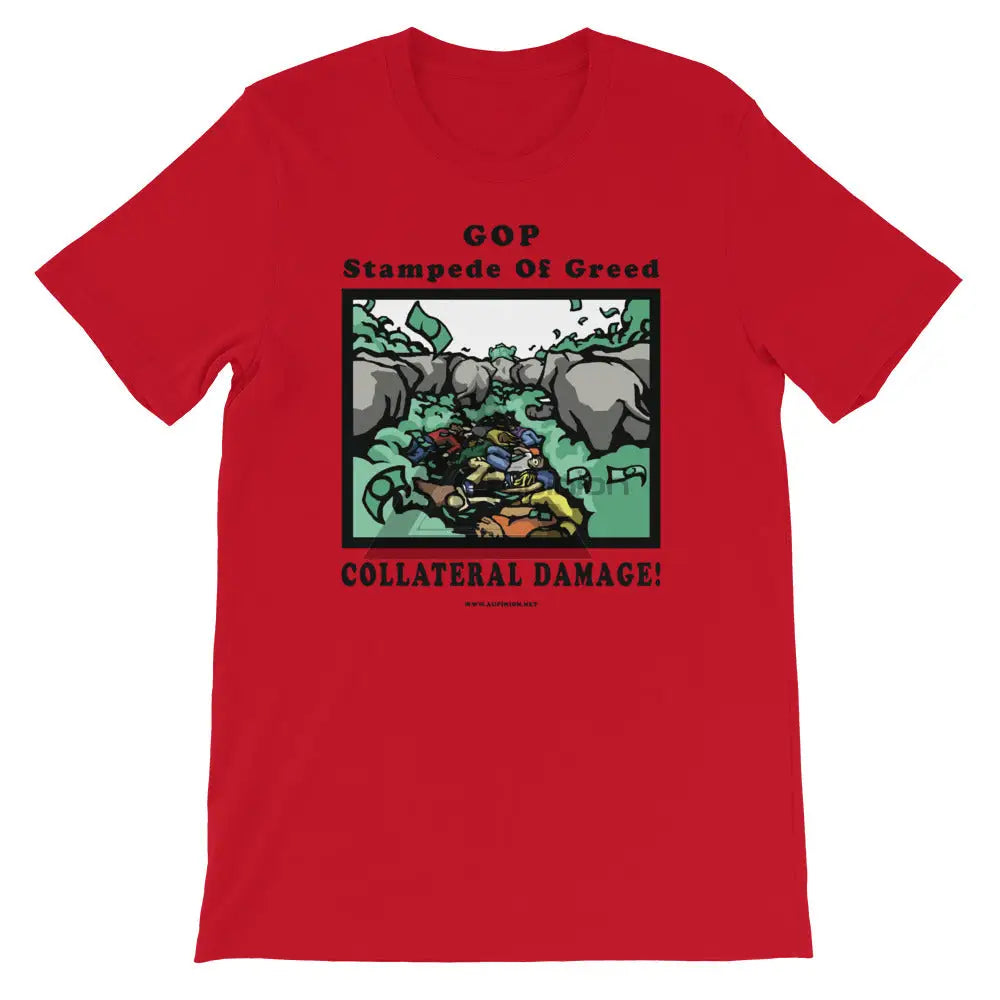 Collateral Damage Short-Sleeve T-Shirt Red / S