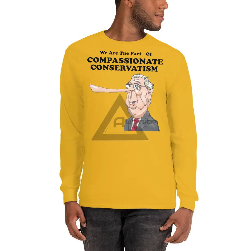 Compassionate Conservatism Long Sleeve Shirt Gold / S