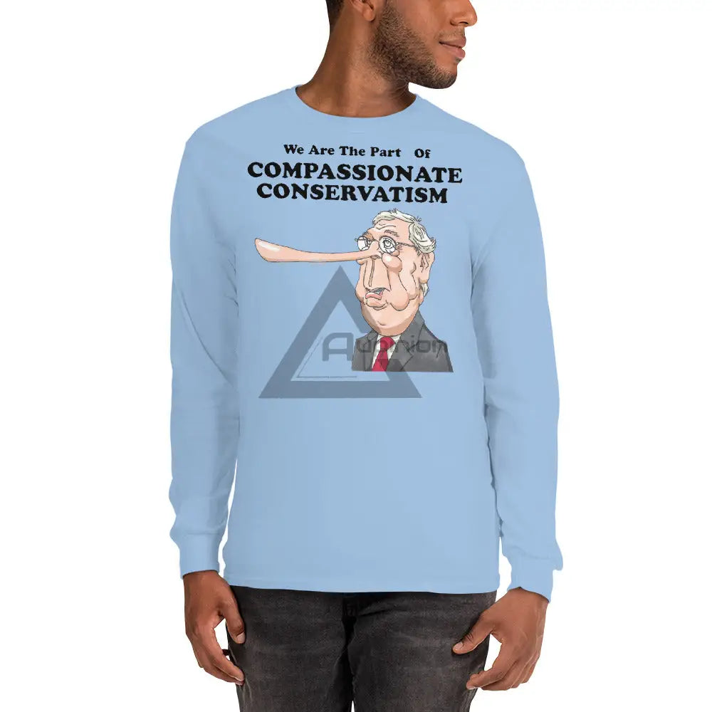 Compassionate Conservatism Long Sleeve Shirt Light Blue / S