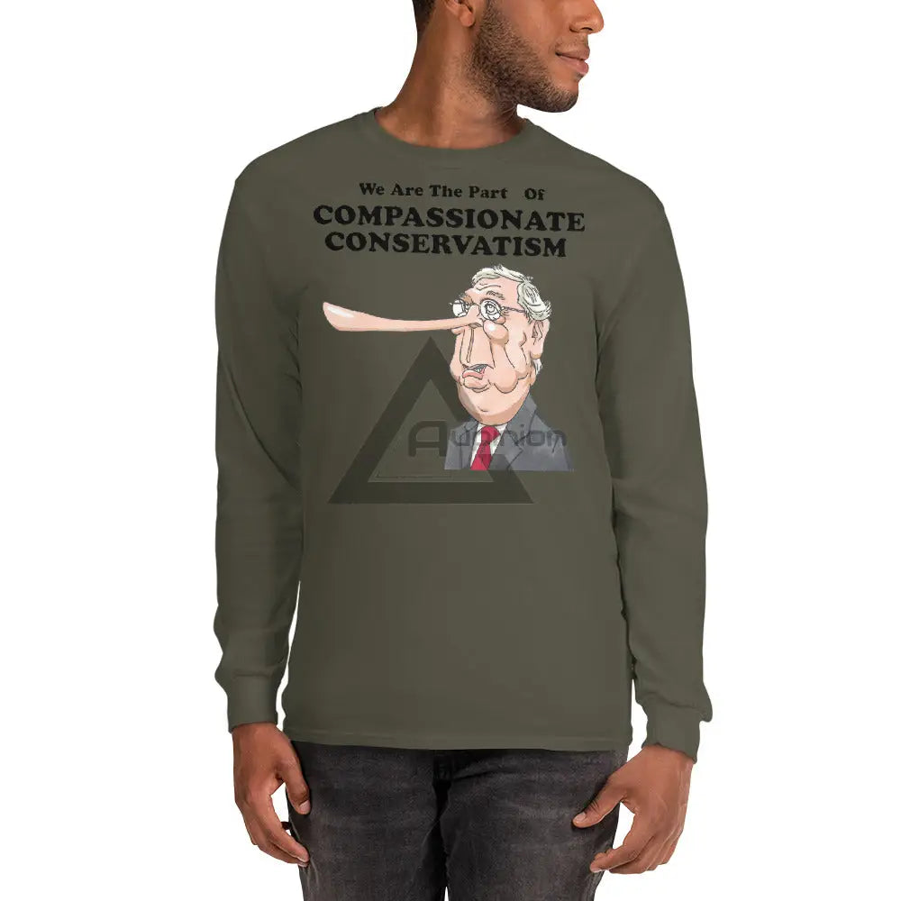 Compassionate Conservatism Long Sleeve Shirt Military Green / S