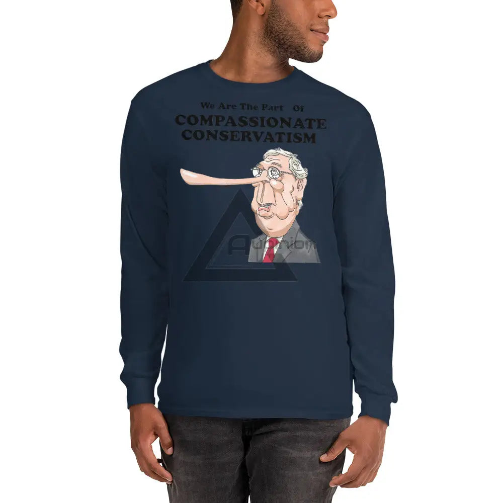 Compassionate Conservatism Long Sleeve Shirt Navy / S