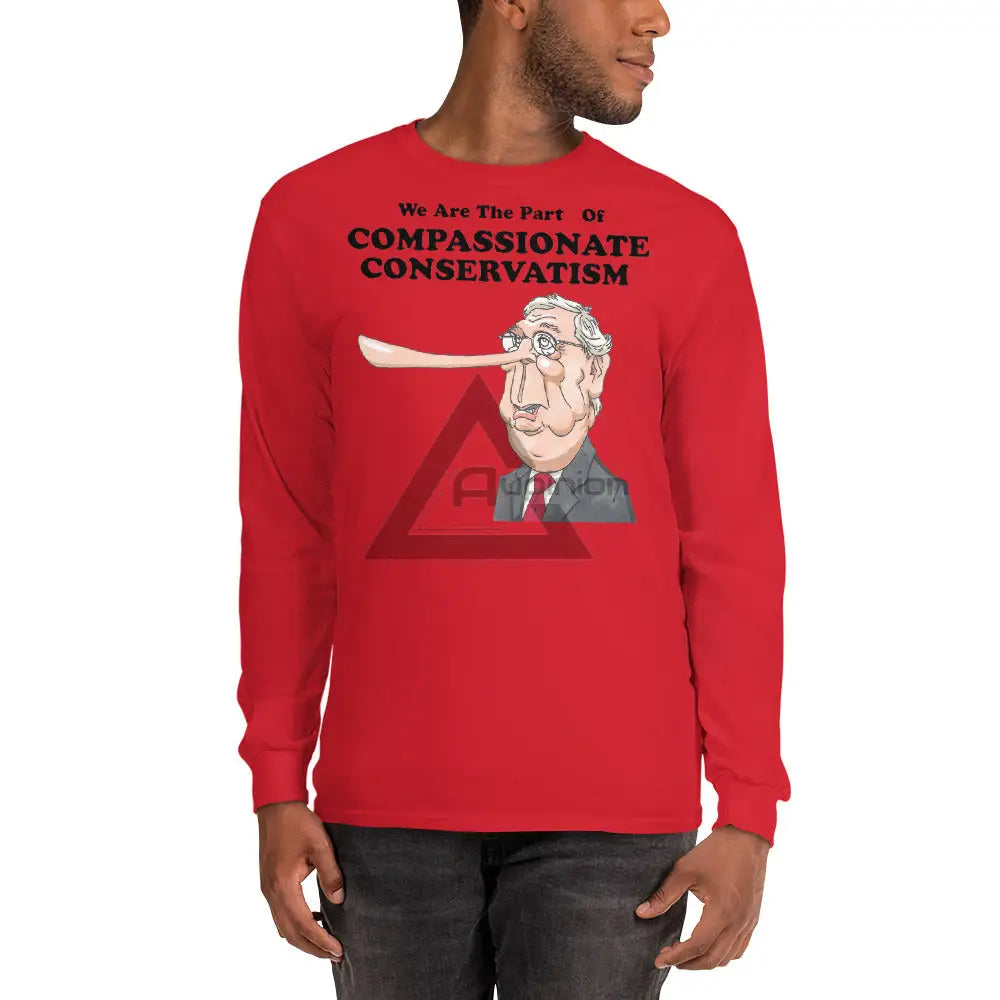 Compassionate Conservatism Long Sleeve Shirt Red / S