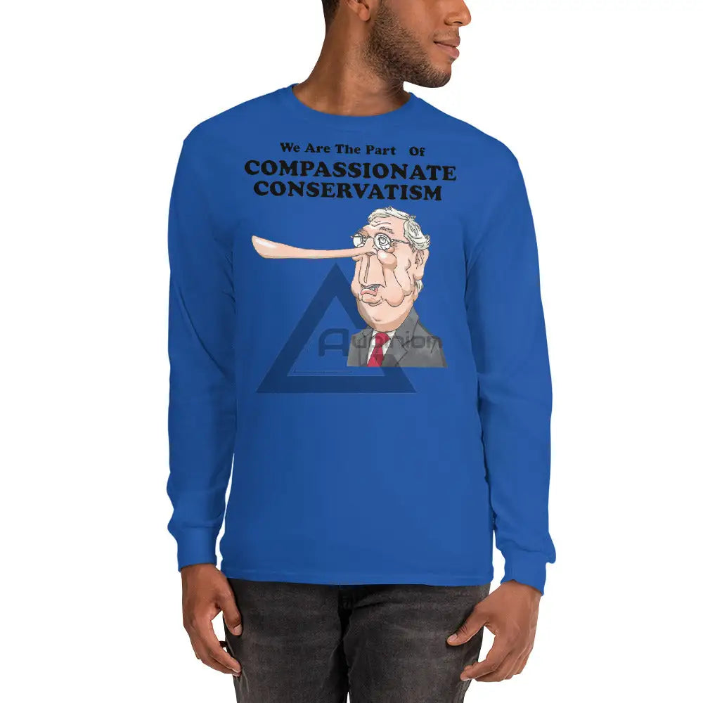 Compassionate Conservatism Long Sleeve Shirt Royal / S