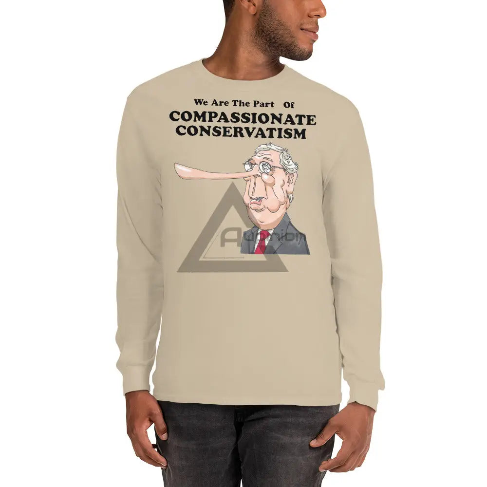 Compassionate Conservatism Long Sleeve Shirt Sand / S