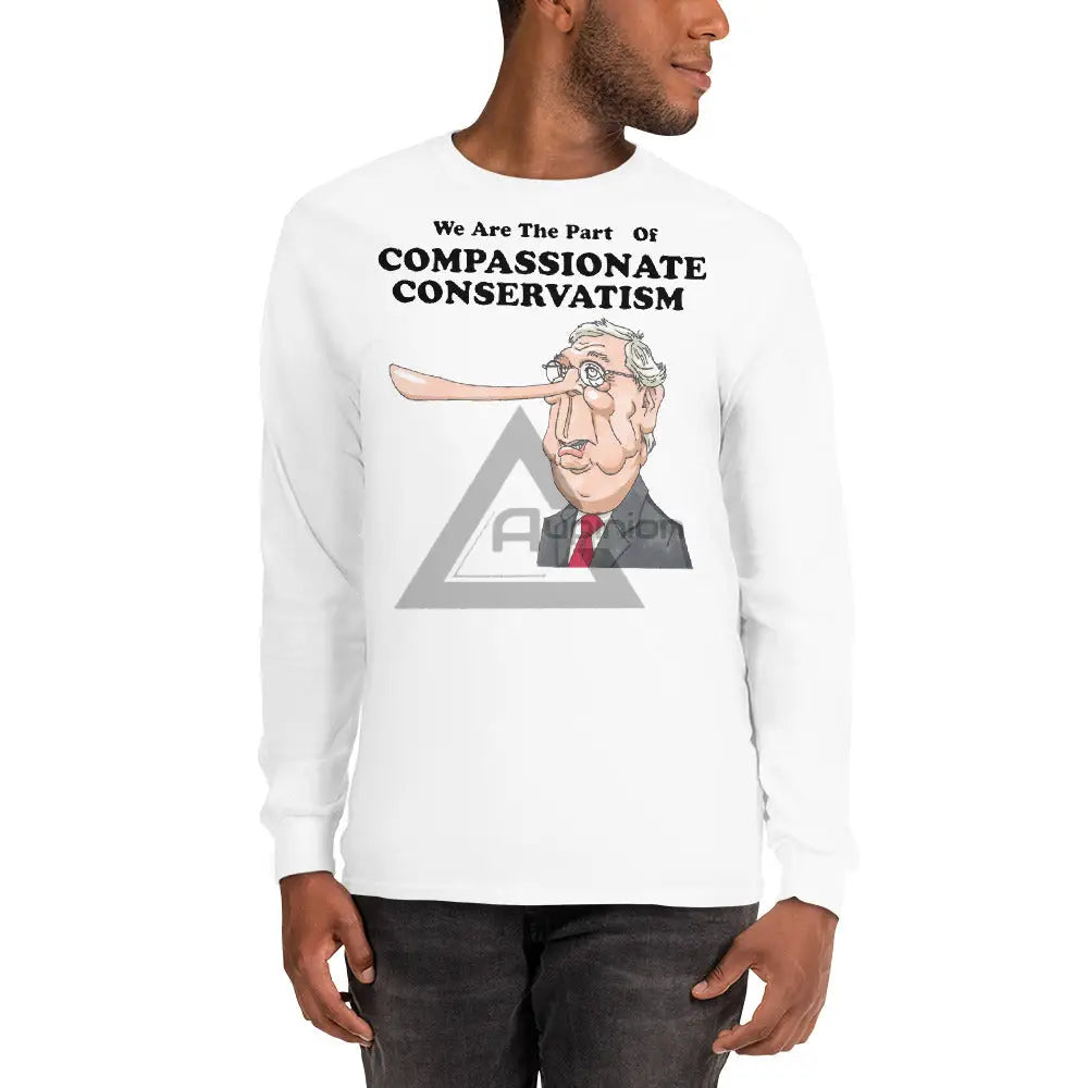 Compassionate Conservatism Long Sleeve Shirt White / S