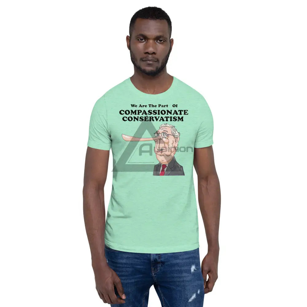 Compassionate Conservatism Short-Sleeve T-Shirt Heather Mint / S