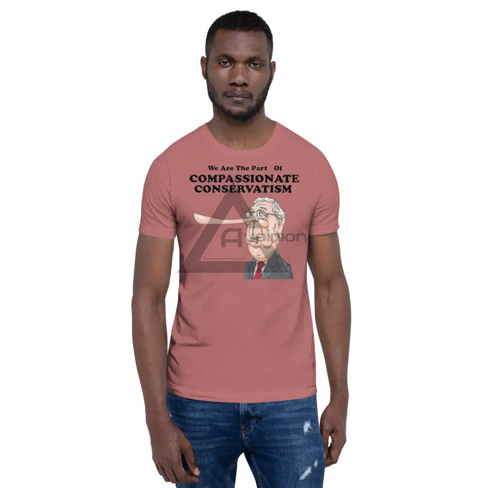 Compassionate Conservatism Short-Sleeve T-Shirt Mauve / S