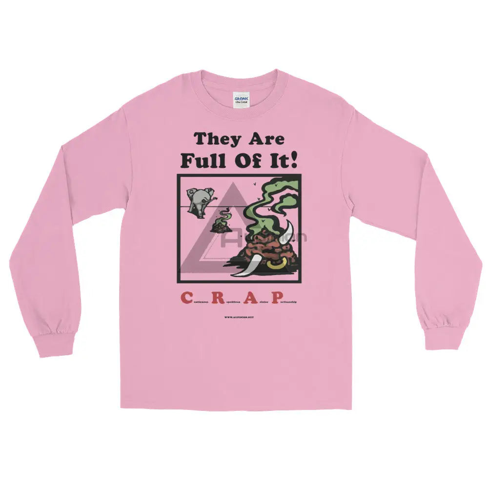 Crap Long Sleeve T-Shirt Light Pink / S