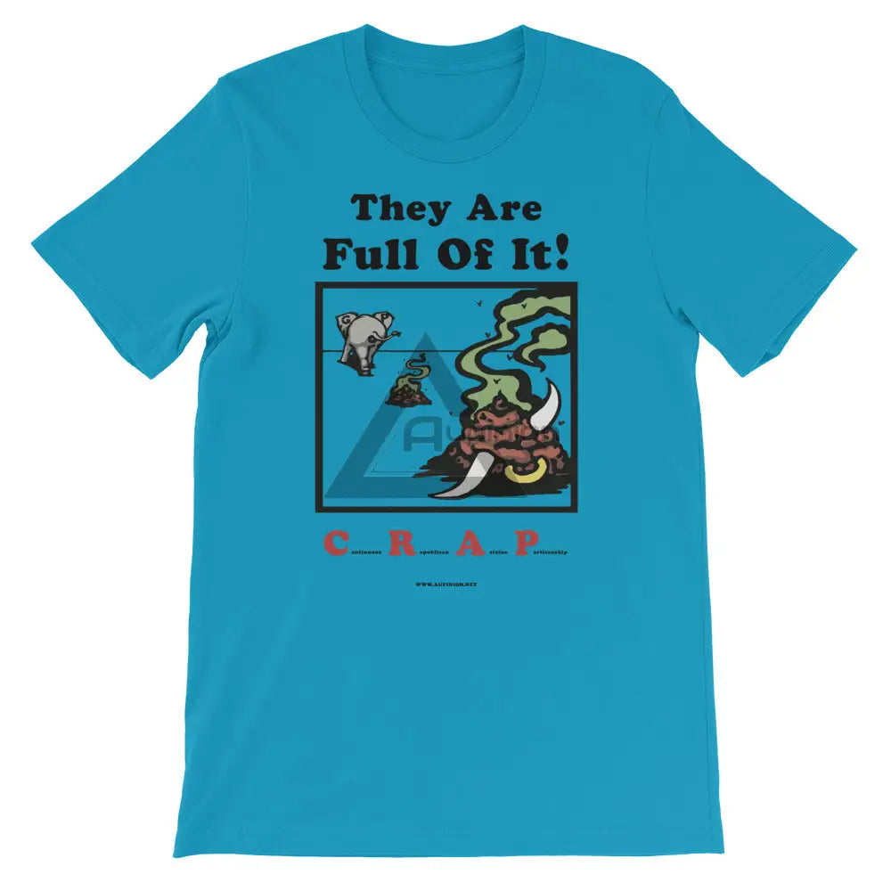 Crap Short-Sleeve T-Shirt Aqua / S