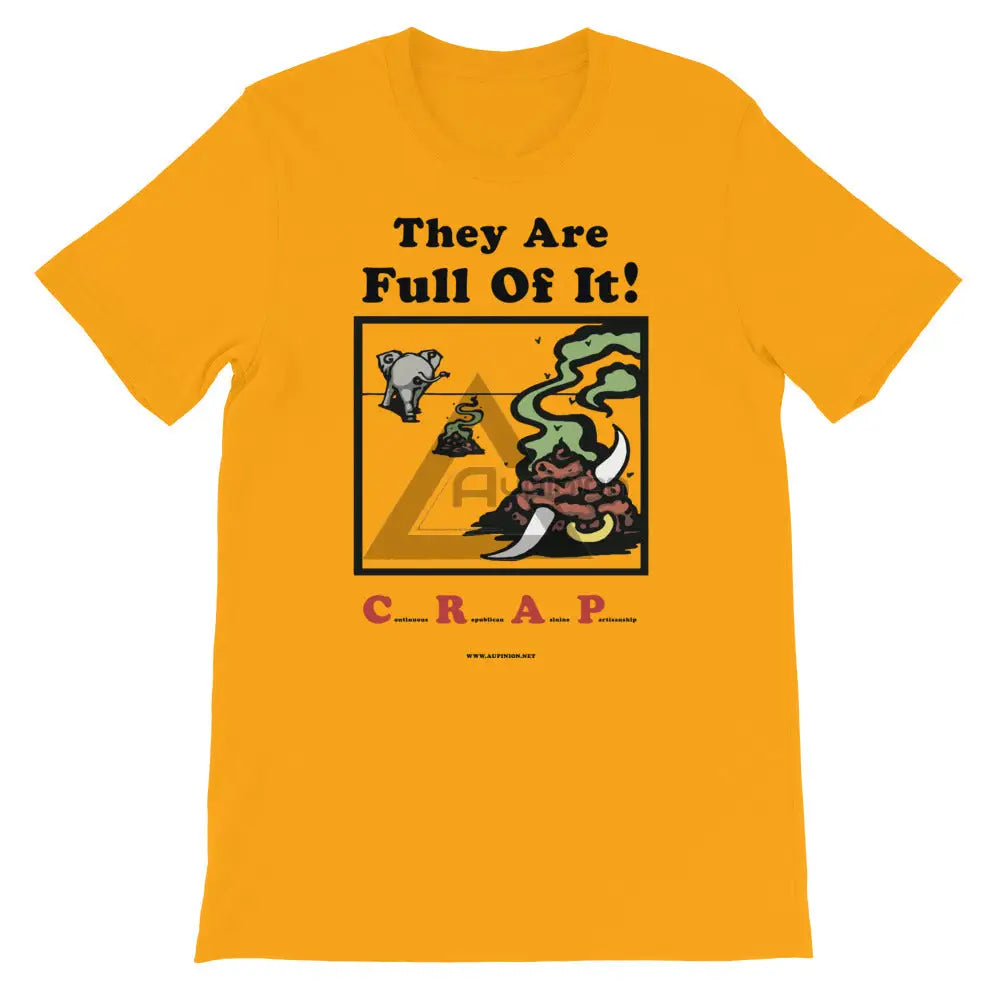 Crap Short-Sleeve T-Shirt Gold / S