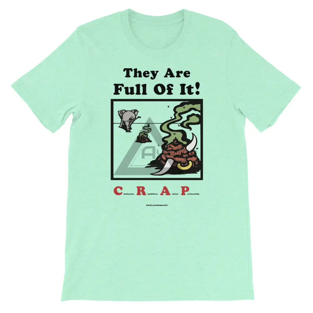 Crap Short-Sleeve T-Shirt Heather Mint / S