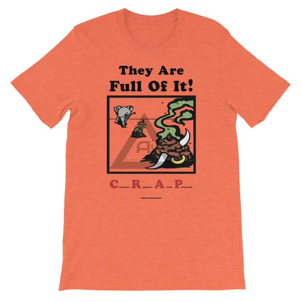 Crap Short-Sleeve T-Shirt Heather Orange / S