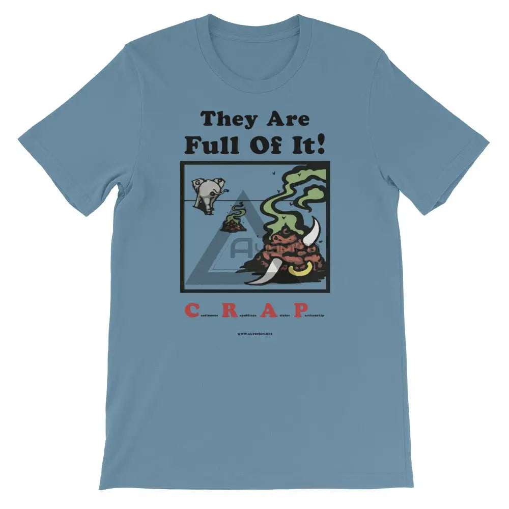 Crap Short-Sleeve T-Shirt Steel Blue / S