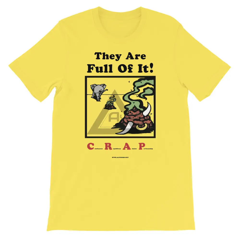 Crap Short-Sleeve T-Shirt Yellow / S