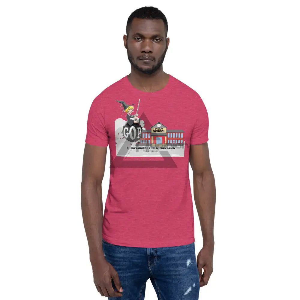 Devoe T-Shirt Heather Raspberry / S