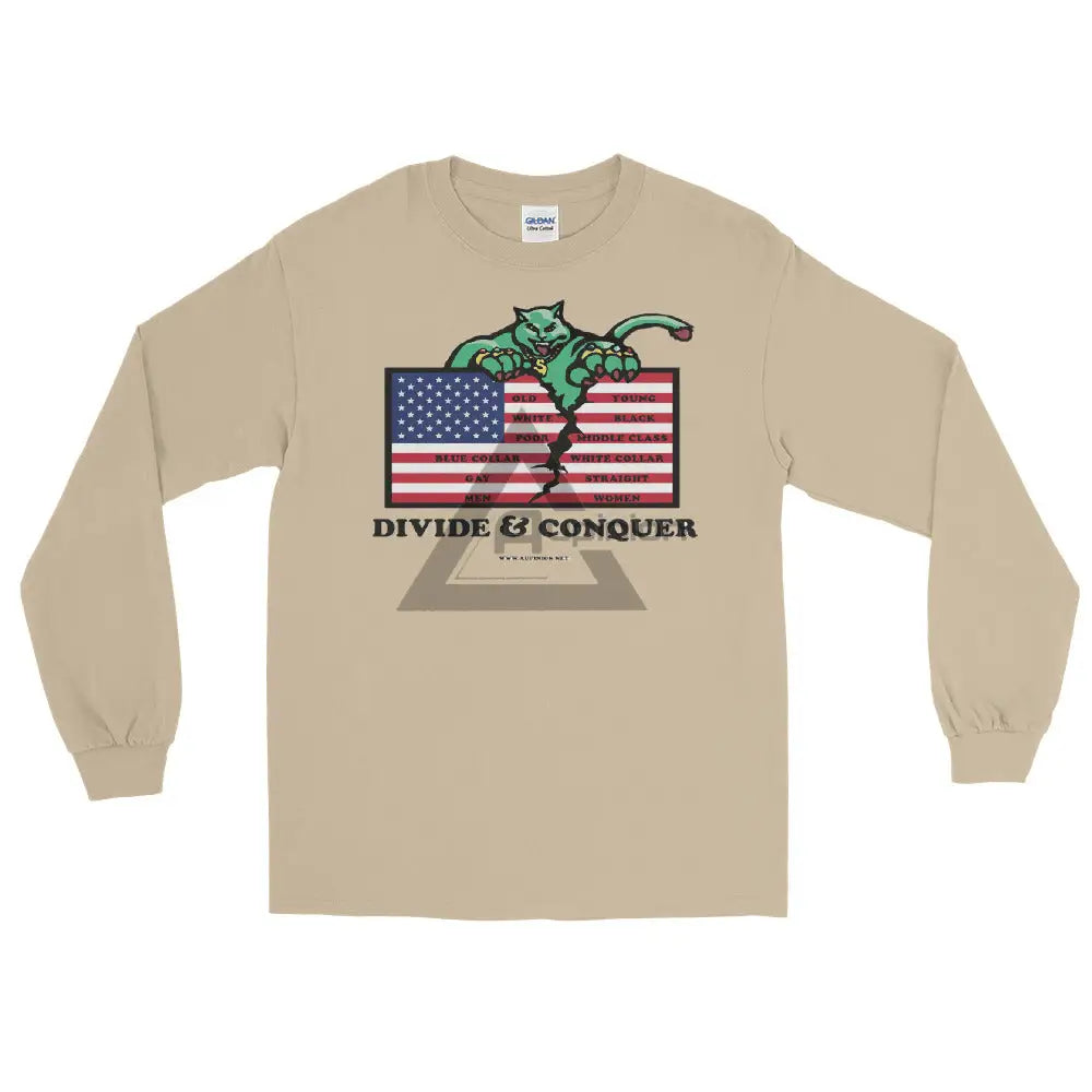 Divide And Conquer Long Sleeve T-Shirt Sand / S