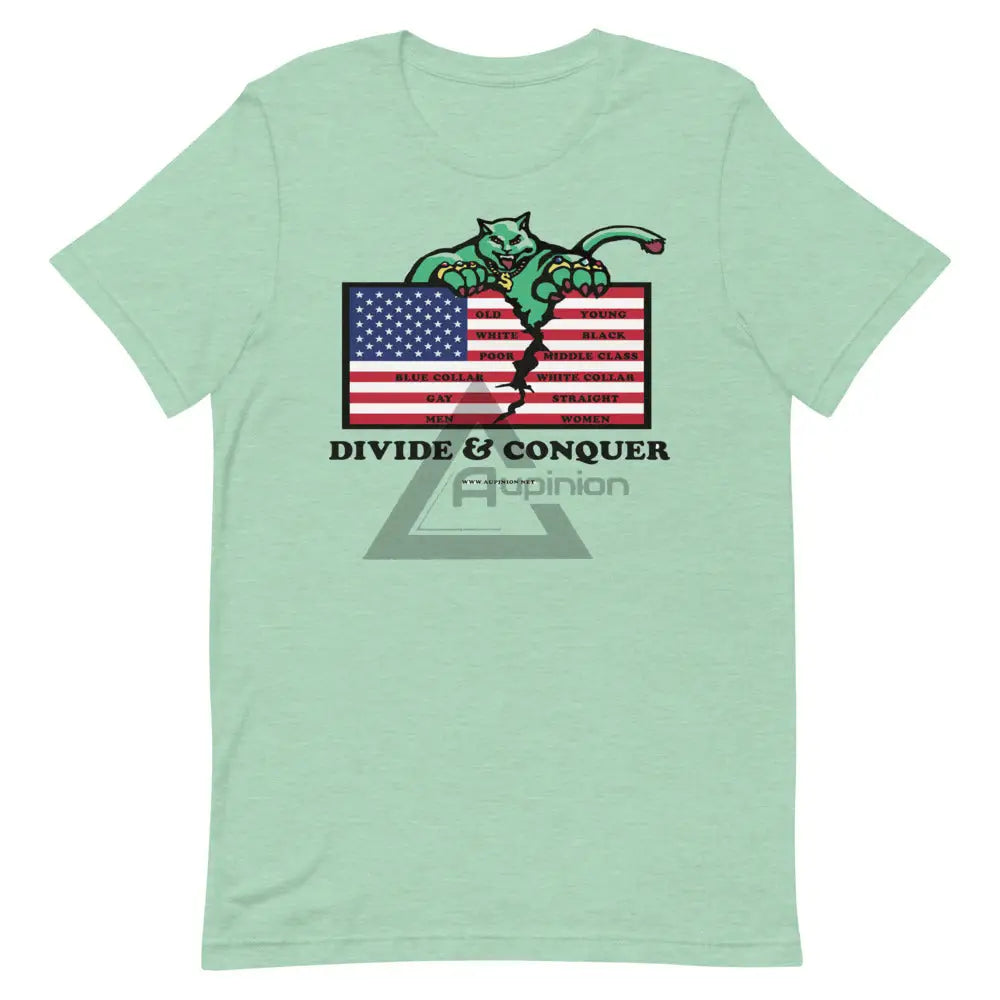 Divide And Conquer Short-Sleeve T-Shirt Heather Prism Mint / Xs