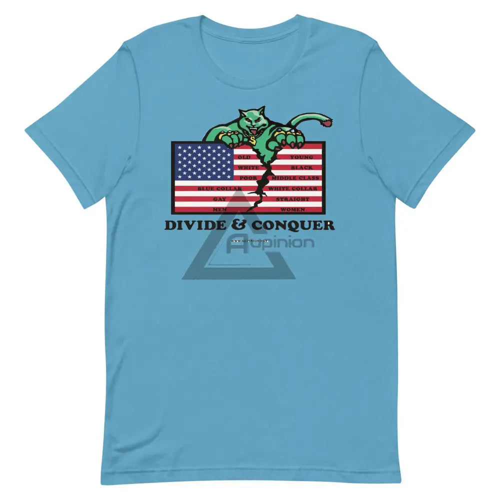 Divide And Conquer Short-Sleeve T-Shirt Ocean Blue / S