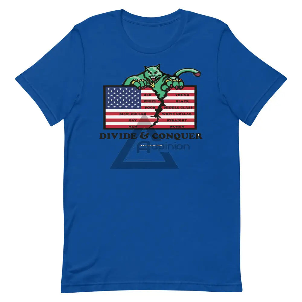 Divide And Conquer Short-Sleeve T-Shirt True Royal / S