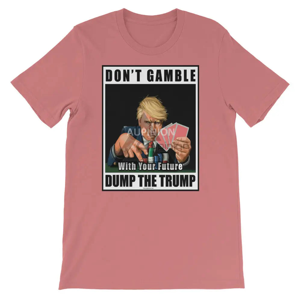 Dump Trump Short-Sleeve T-Shirt Mauve / S