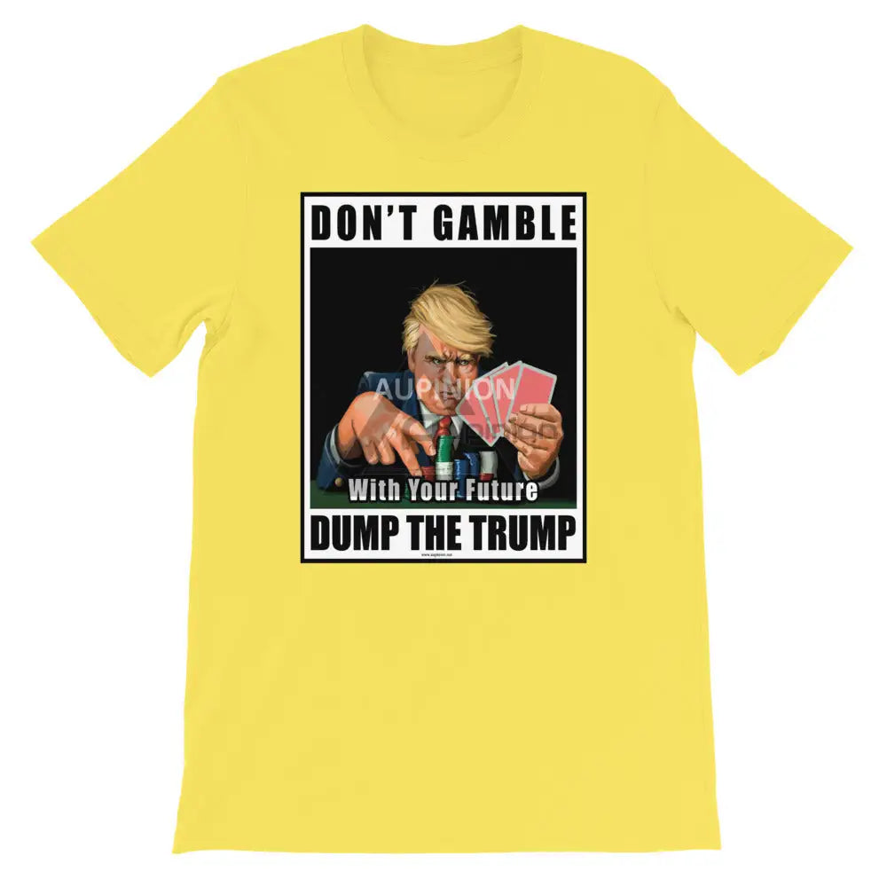 Dump Trump Short-Sleeve T-Shirt Yellow / S