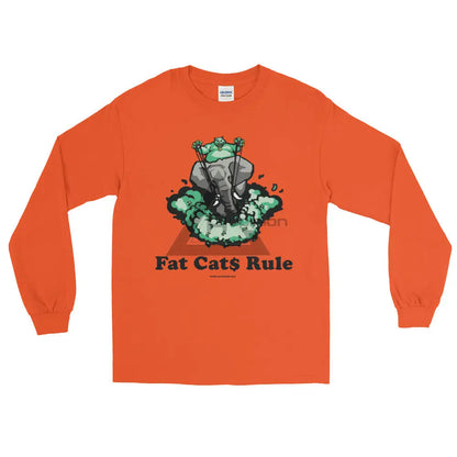 Fat Cats Rule Long Sleeve T-Shirt