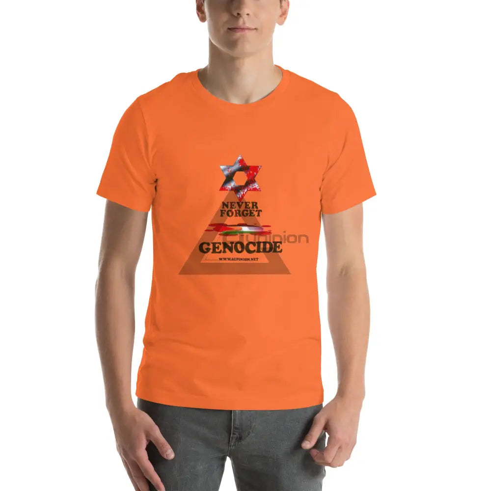 Genocide Short Sleeve Orange / Xs