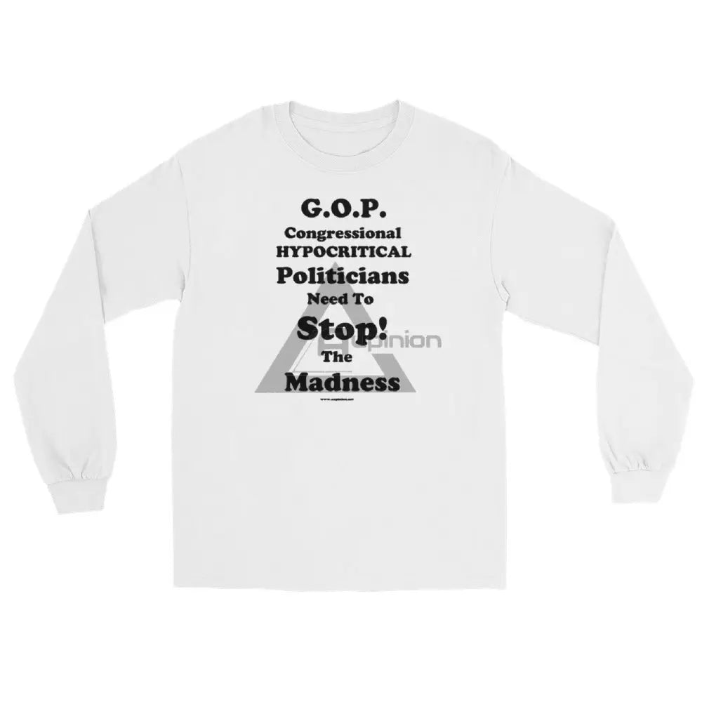 Gop Madness Long Sleeve White / S