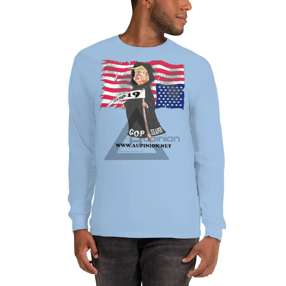 Gop Reaper Long Sleeve Shirt Light Blue / S