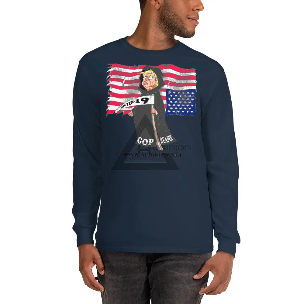 Gop Reaper Long Sleeve Shirt Navy / S